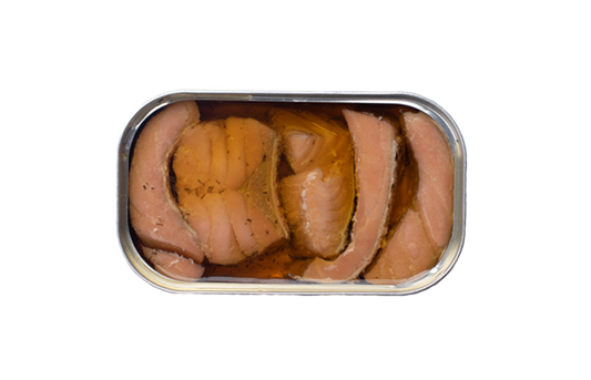 Šaltai rūkyta upėtakio filė su krapais ir pankoliais