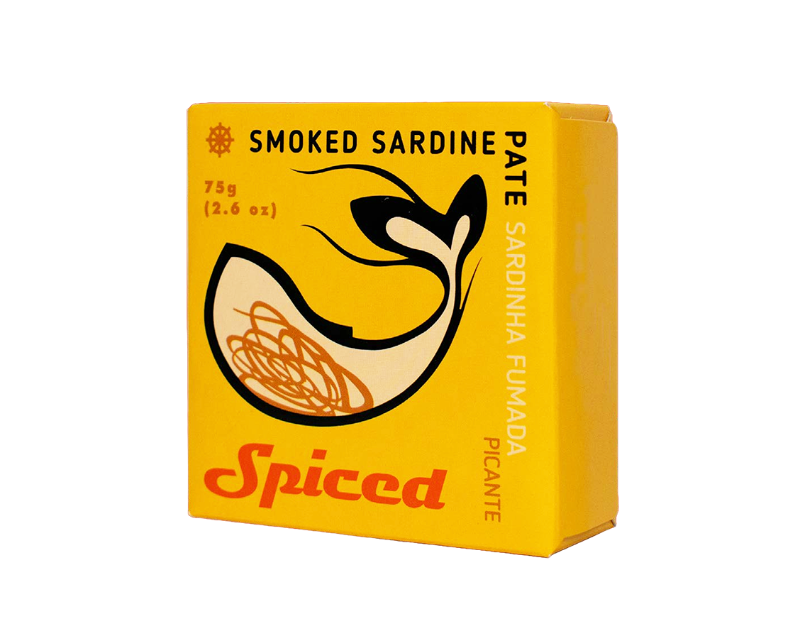 Aštrus rūkytų sardinių paštetas pakuotėje