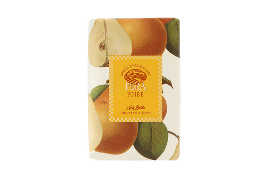 Kriaušių kvapo muilas pakuotėje