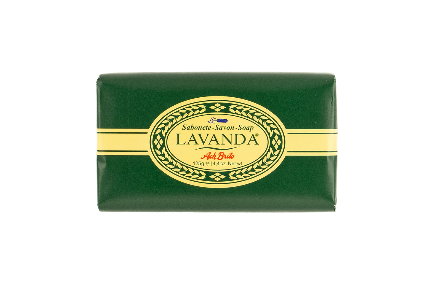 Levandų kvapo muilas pakuotėje