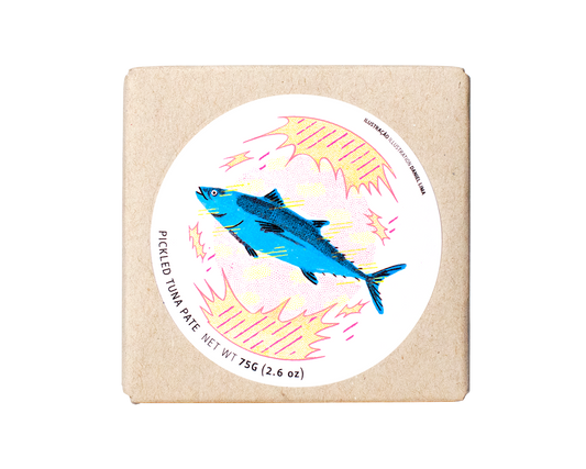 Marinuoto tuno paštetas pakuotėje