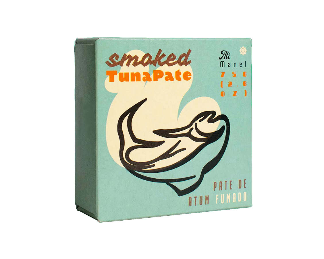 Rūkyto tuno paštetas pakuotėje