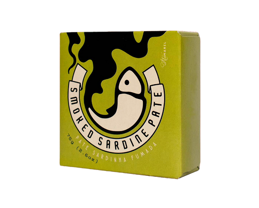 Rūkytų sardinių paštetas pakuotėje