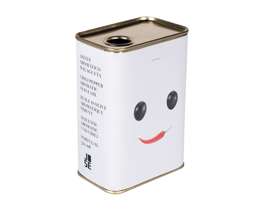 Ypač tyras alyvuogių aliejus su čili pipirais, 500 ml, metalinėje pakuotėje